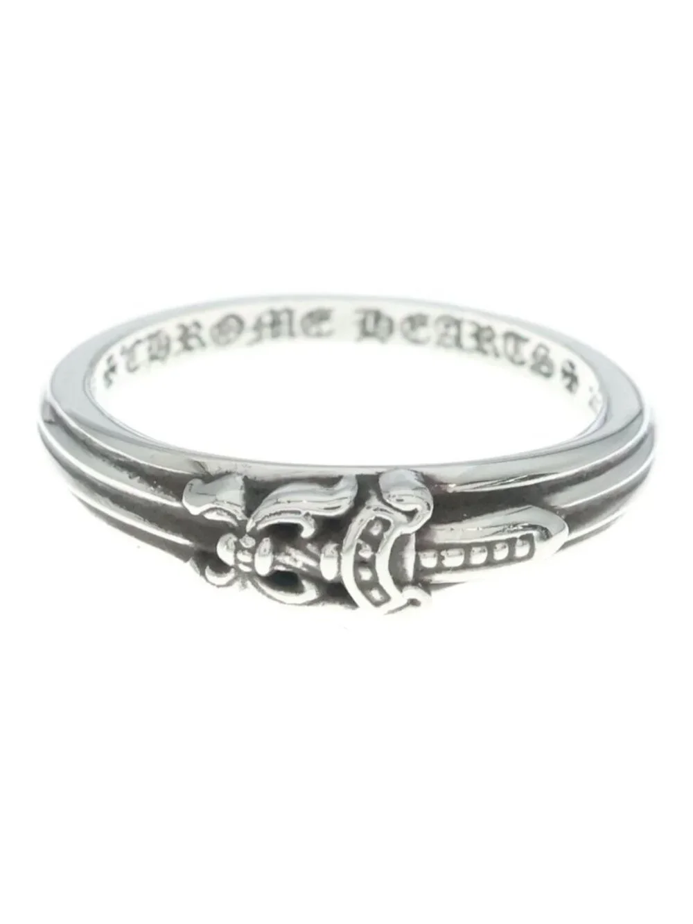 Chrome Hearts Baby Classic Dagger Ring Silver